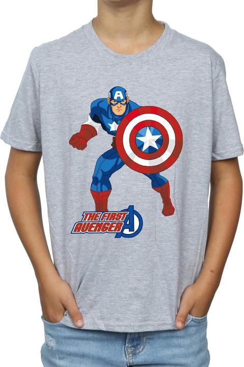 Image du produit Captain America - T-shirt THE FIRST AVENGER - Garçon (140, 146)