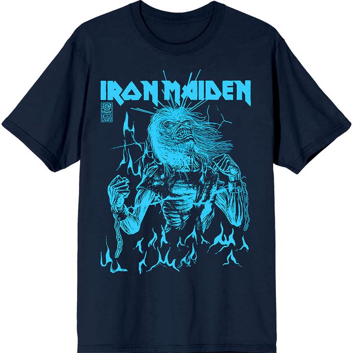Produktbild Iron Maiden 50 Life After Death Flames Blue (XL)