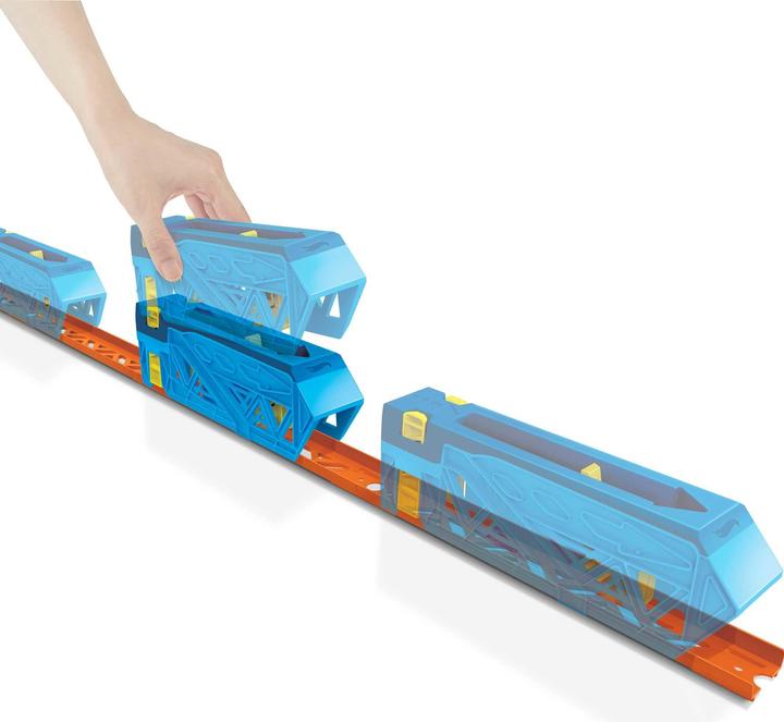 Image du produit Hot Wheels Track Builder Unlimited - Coffret Lancement Turbo - Petite Voiture / Circuit - Dès 6 ans