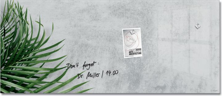 Actual product image Sigel Glass magnetic board Artverum with design (Magnet board, 130 x 55 cm)