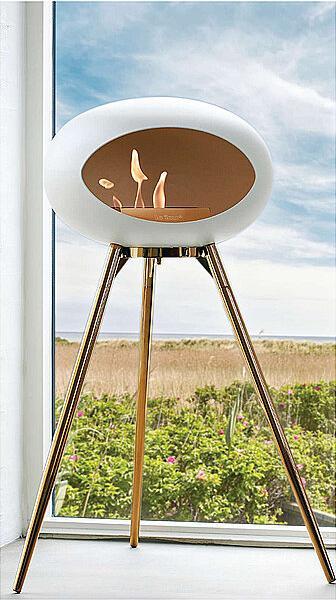 Image du produit Le Feu Cheminée GROUND HIGH blanc/or rose