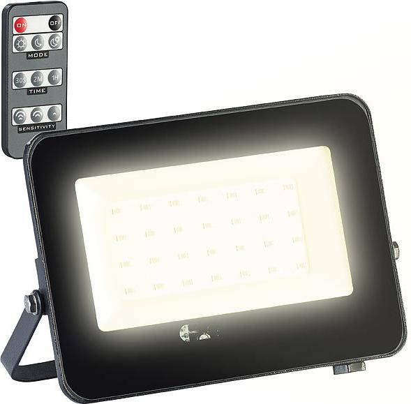 Produktbild Luminea Wetterfester LED-Fluter mit Radar-Bewegungssensor (1500 lm, IP65)