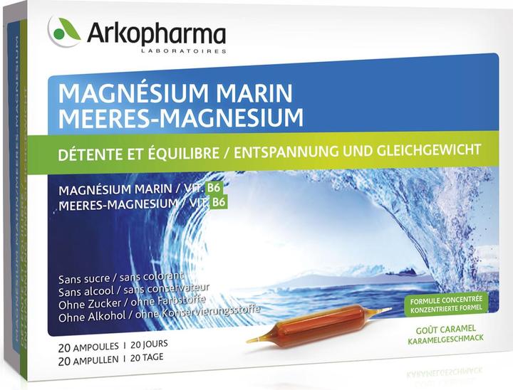Produktbild Arkopharma Arkomag Meeres-Magnesium Ampullen (20 Stück, Ampulle, 364 g)