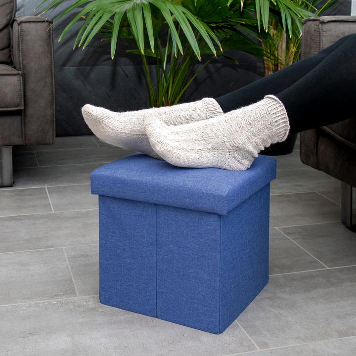Produktbild Intirilife Sitzwürfel MEER BLAU