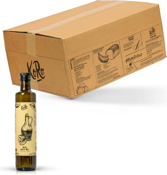 Produktbild KoRo Bio MCT Öl (mittelkettige Triglyceride aus Kokosöl) (500 ml)