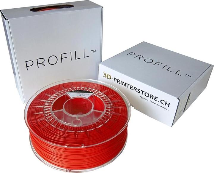 Image du produit 3d-printerstore.ch Filament PLA ProFill 1.75mm 1 kg rouge RAL 3020 (PLA, 1.75 mm, 1000 g, Rouge)