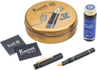 Produktbild Kaweco Füllfeder Piston Filler Set M (Königsbaumatt schwarz mit goldenen Elementen, 1 x)