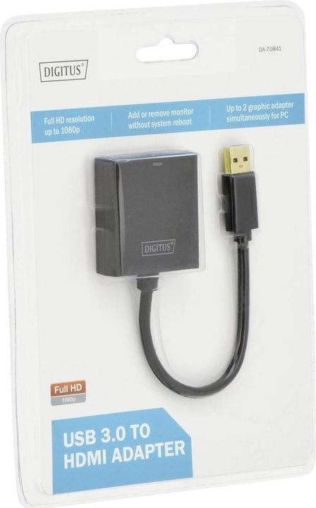 Produktbild Digitus USB 3.0 auf (HDMI, 17.20 cm)