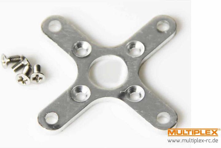 Actual product image Multiplex Aluminium motor mounting cross FunCub XL