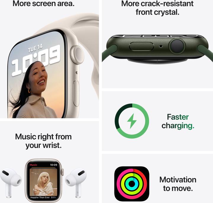 Productafbeelding Apple Horloge Serie 7 (45 mm, Alleen WLAN)