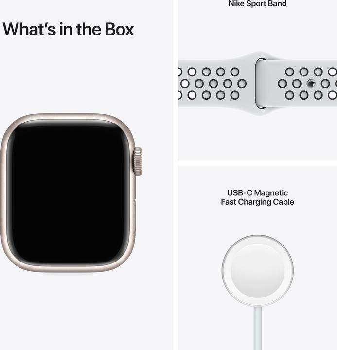 Actual product image Apple Watch Nike Series 7 (41 mm, 4G)
