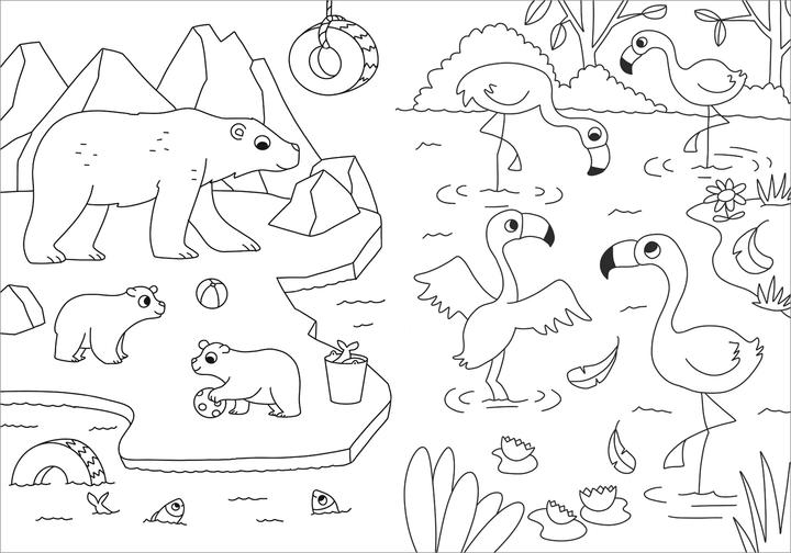 Immagine prodotto Tessloff Il mio più bel libro da colorare. Animali dello zoo