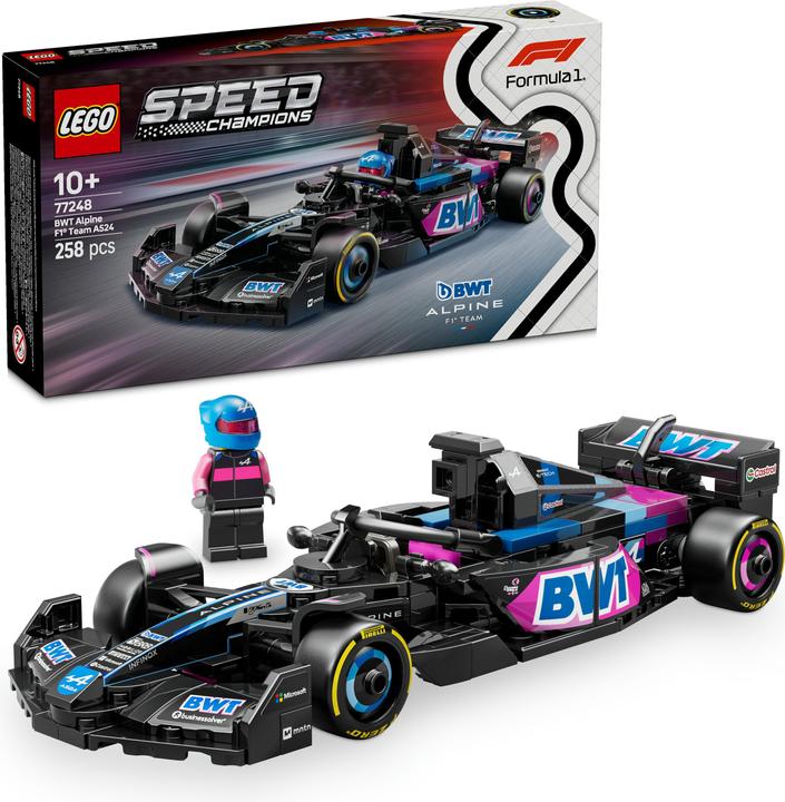 Produktbild LEGO BWT Alpine F1 Team A524 Rennauto (77248, LEGO Speed Champions)