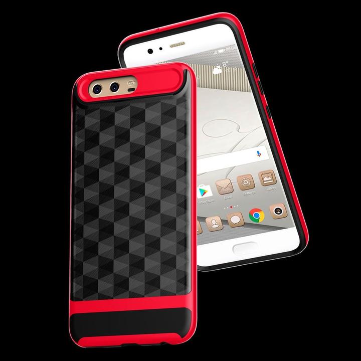Actual product image König Design Huawei P10 Case Mobile Cover Protective Case Bumper Shell Red (Haier P10)