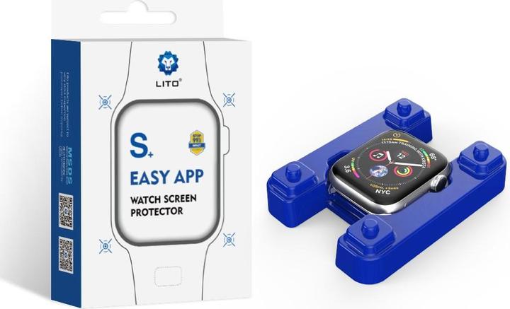 Produktbild Lito Apple Watch Full Panzerglas inkl. Installationstool Apple Watch 4/5/6 44mm - Transparent