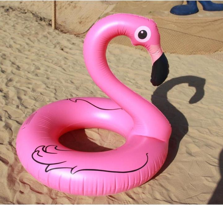 Produktbild Cover-Discount Schwimmende Flamingo Lounge Luftmatratze aufblasbar (120cm)