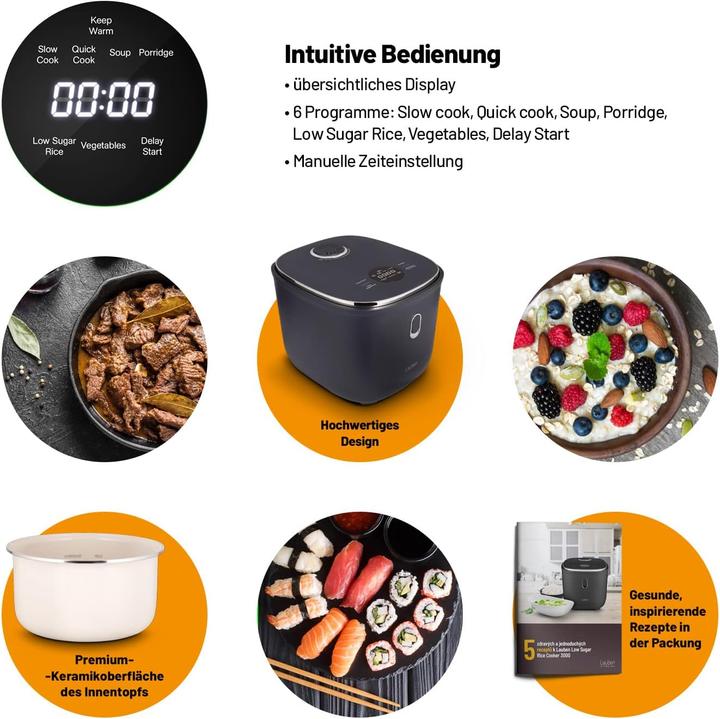 Produktbild Lauben Low Sugar Rice Cooker 3000AT