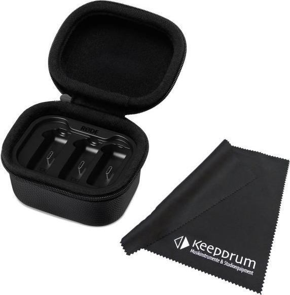 Produktbild RØDE Wireless GO Gen 3 Charge Case + mit Tuch