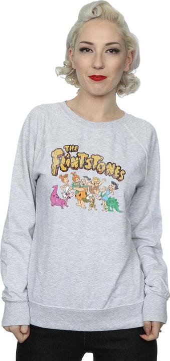 Produktbild The Flintstones Group Distressed Sweatshirt (S)