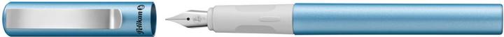 Actual product image Pelikan Fountain pen Pina Colada blue metallic 1+1 TP/FS blue folding box (Blue Metallic, 1 x)