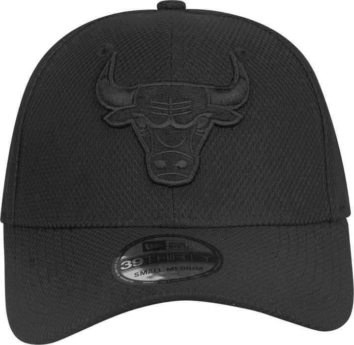 Produktbild New Era 39Thirty Diamond Cap - Chicago Bulls schwarz - L/XL (L)