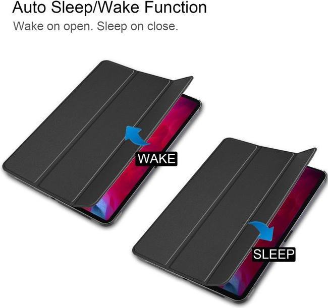 Produktbild MU Classic Dreifach faltbare Leder Hülle mit Auto Sleep/Wake Funktion (IPad Pro 11 (2020))