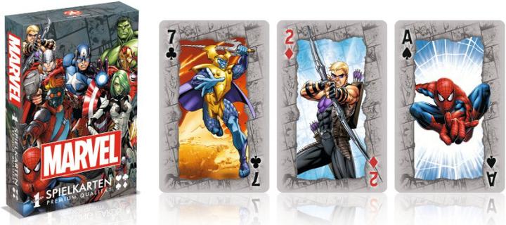 Immagine prodotto Winning Moves WIN30638 - Carte da gioco - Marvel Universe, carte da gioco, 2+ giocatori, età 8+ (edizione DE) (Tedesco)