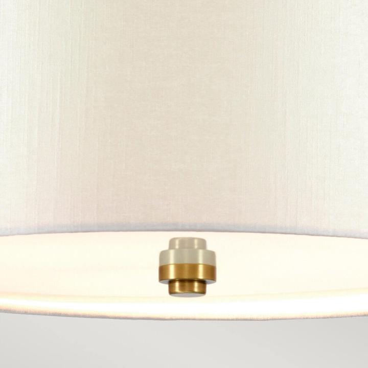 Image du produit Elstead Lighting Fletcher Plafonnier E27 5 branches 27cm Laiton vieilli Ivoire (E27)