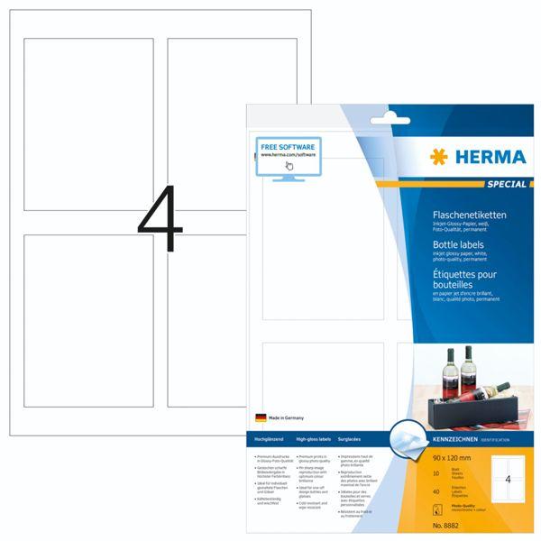 Immagine prodotto HERMA Etichette per bottiglie A4