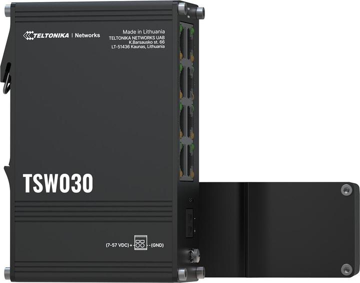 Produktbild Teltonika Switch TSW030 8x RJ45 100Mb/s, IP30 (8 Ports)