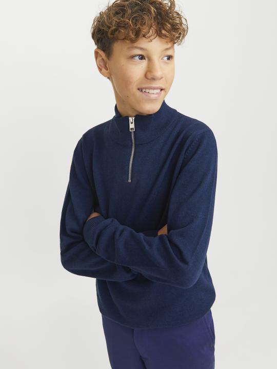 Actual product image Jack & Jones Jjeemil Knit Half Zip Noos Jnr (128)