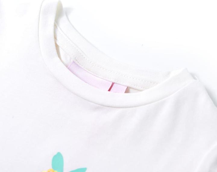 Immagine prodotto VidaXL Maglietta da bambino ecrù 116,Materiale: 95 % cotone. 5 (116)