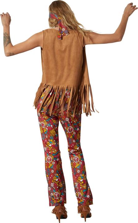 Produktbild tectake Damenkostüm Hippie Weste und Hose (M)