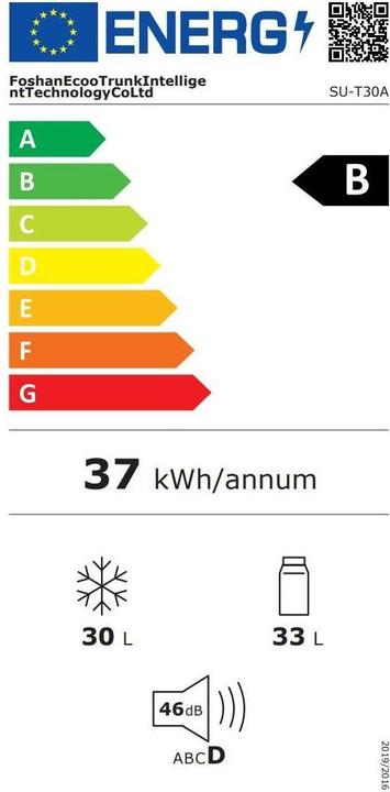 Label énergétique Koor Arc 30 (30 l)
