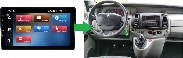 Immagine prodotto No Name RADIO NAVIGAZIONE GPS NISSAN PRIMASTAR 2006-2014 ANDROID (10")