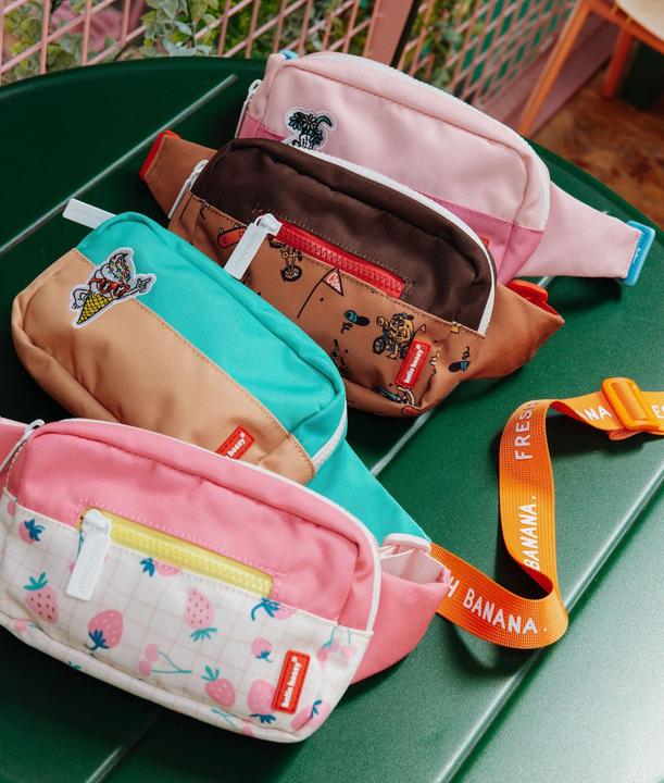 Image du produit Hello Hossy Mini sac banane Gelato - Bleu / Beige