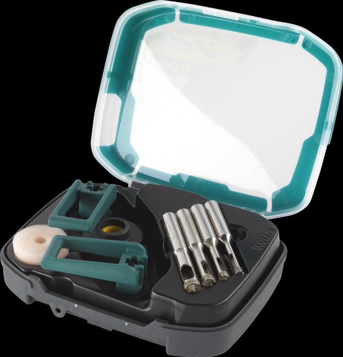 wolfcraft Bohrkronen-Set, diamantbestreut „Ceramic“, Ø 5–10 mm, 5-tlg. (10 mm)