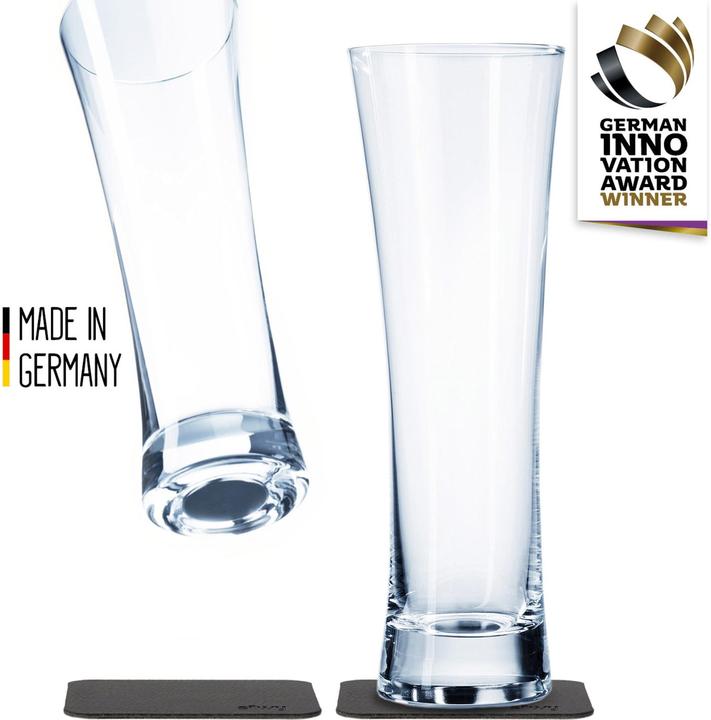 Image du produit Silwy Verres à bière en cristal d'extérieur (lot de 2) (0.33 l, 2 x)