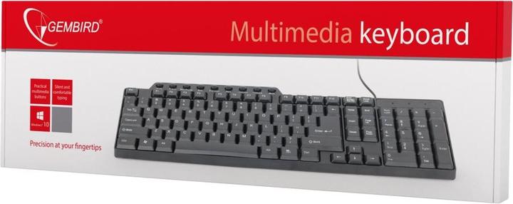 Immagine prodotto Gembird KB-UM-104 Tastiera USB QWERTY US Inglese (US, Cablato)