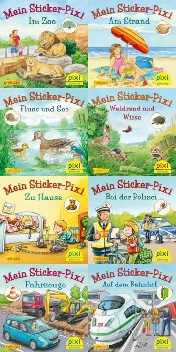 Pixi-Bundle 8er-Serie 234: Pixis neue Sticker-Bücher