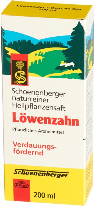 Schönenberger Dandelion medicinal plant juice
