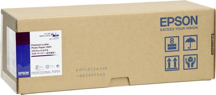 Image du produit Epson Papier photo lustré Premium, 16", 30,5m (260 g/m², Plotter rouleaux, 1 x)