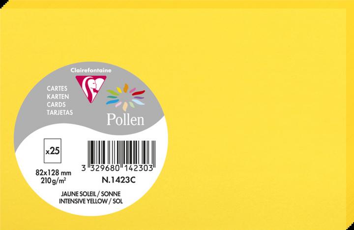 Actual product image Pollen Cards (210 g/m², 82 x 128 mm)