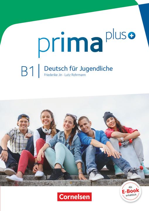 Actual product image prima plus B1. Gesamtband.Deutsch für Jugendlische. Schülerbuch (German, Lutz pipe man, 2016)