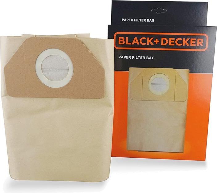 Actual product image Black & Decker Black&Decker Paper Vacuum Cleaner Bag 30L for Wet and Dry Vacuum Cleaner 5pcs (41830) (5 x)