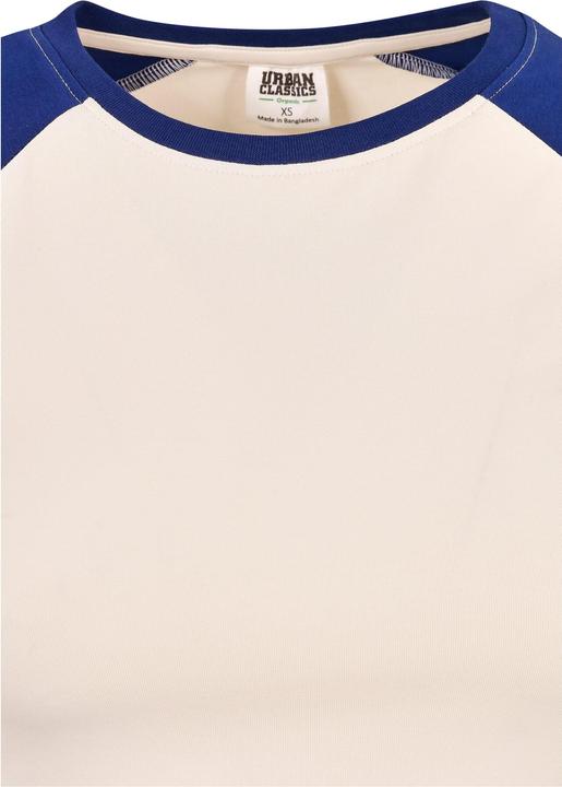 Immagine prodotto Urban Classics Maglietta da baseball da donna biologica elasticizzata corta e retrò (5XL)