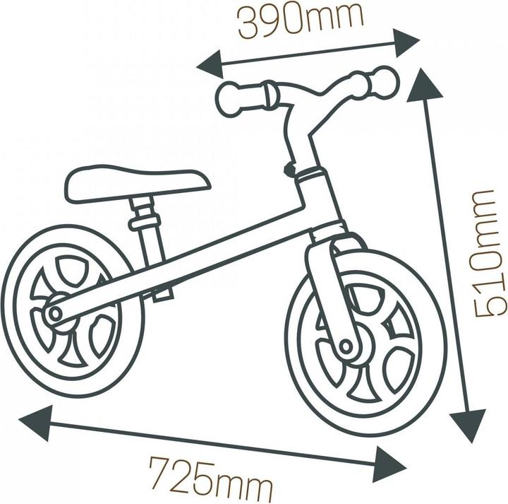 Immagine prodotto Smoby Prima bicicletta per bambini Marrone/Grigio/Nero (4.76")