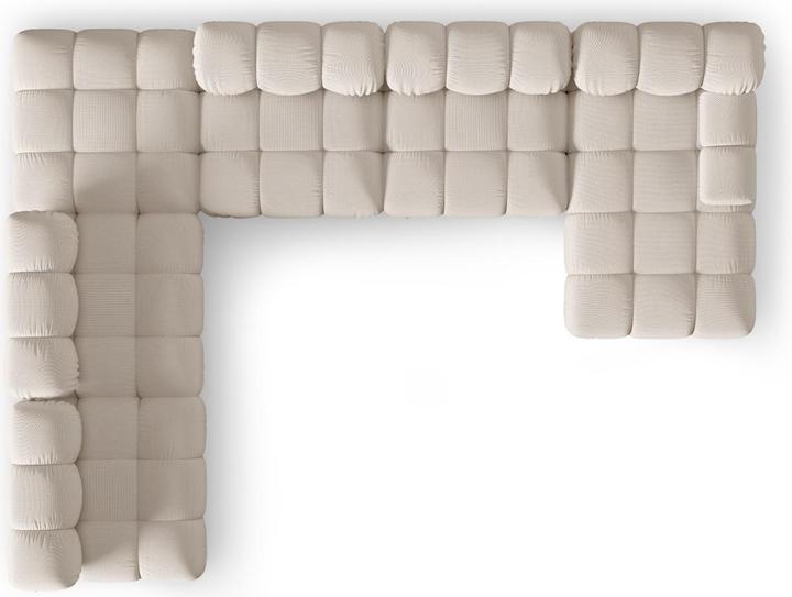 Actual product image Micadoni Modular Panoramic Left Corner Sofa, "Bellis", 7 Seats, 376x282x70Made in Europe (Sofa landscape)