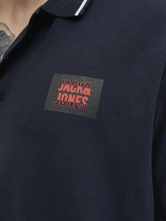 Actual product image Jack & Jones Plus Size Gedruckt Poloshirt Poloshirt (5XL)