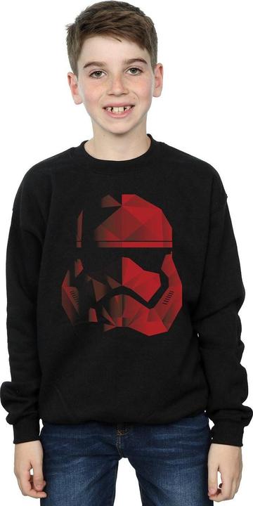 Immagine prodotto Star Wars The Last Jedi Stormtrooper Red Cubist Helmet Felpa Ragazzi (116)
